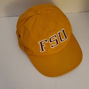 Vintage MV Sport FSU Florida State University Golden Yellow Cap